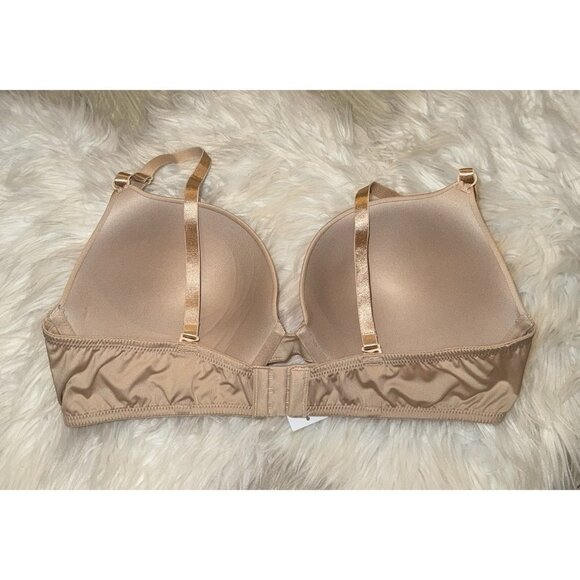 Maidenform Basically Sexy Push Up Bra Padded UW Womens 40C Beige 05809 New - Picture 4 of 6